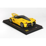 Modellauto 1:18 Ferrari LaFerrari BBR Diecast Giallo Modena - Full Open