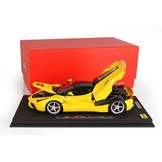 Schaalmodel 1:18 Ferrari LaFerrari BBR Diecast Giallo Modena - Full Open