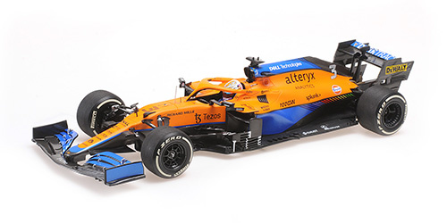 Schaalmodel 1:18 McLaren MCL35M #3 Ricciardo Winner GP Monza 2021 Minichamps
