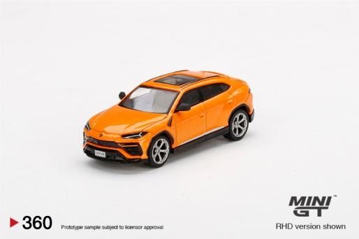 Scalemodel 1:64 Lamborghini Urus Orange MiniGT