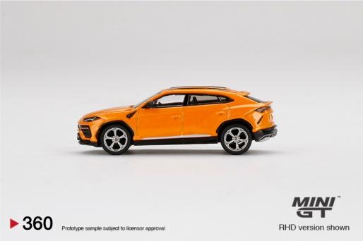 Schaalmodel 1:64 Lamborghini Urus Orange MiniGT