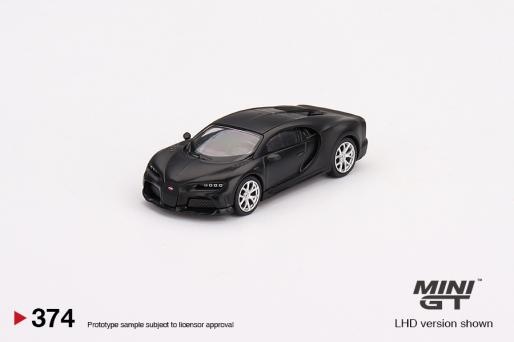 Schaalmodel 1:64 Bugatti Chiron Super Sport 300+ Matt Black MiniGT