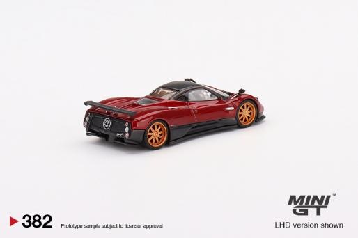 Schaalmodel 1:64 Pagani Zonda F Rosso Dubai MiniGT