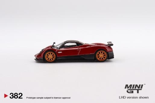 Schaalmodel 1:64 Pagani Zonda F Rosso Dubai MiniGT