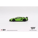Schaalmodel 1:64 Lamborghini Aventador SVJ Verde Mantis MiniGT