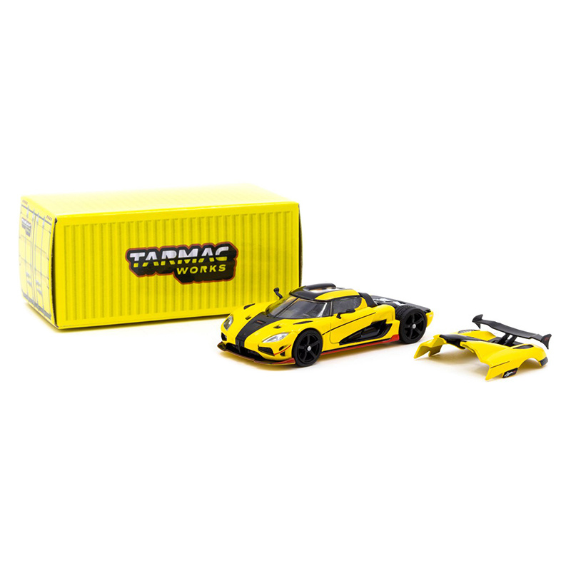 Schaalmodel 1:64 Koenigsegg Agera RS 'ML' Yellow - Tarmac Works
