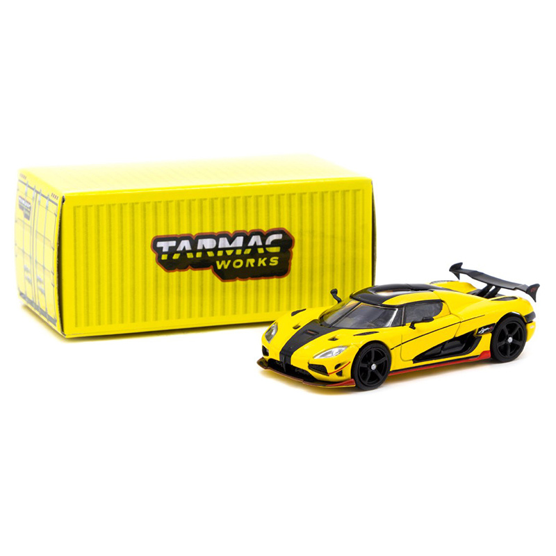 Schaalmodel 1:64 Koenigsegg Agera RS 'ML' Yellow - Tarmac Works