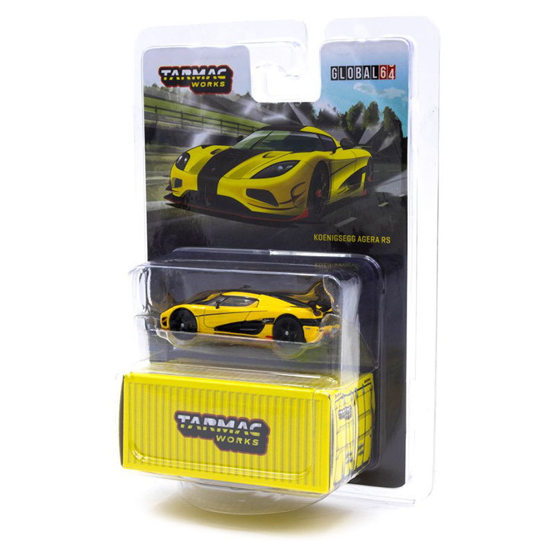 Schaalmodel 1:64 Koenigsegg Agera RS 'ML' Yellow - Tarmac Works