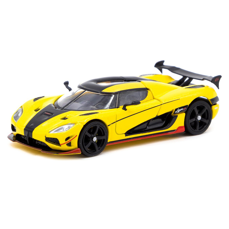 Schaalmodel 1:64 Koenigsegg Agera RS 'ML' Yellow - Tarmac Works