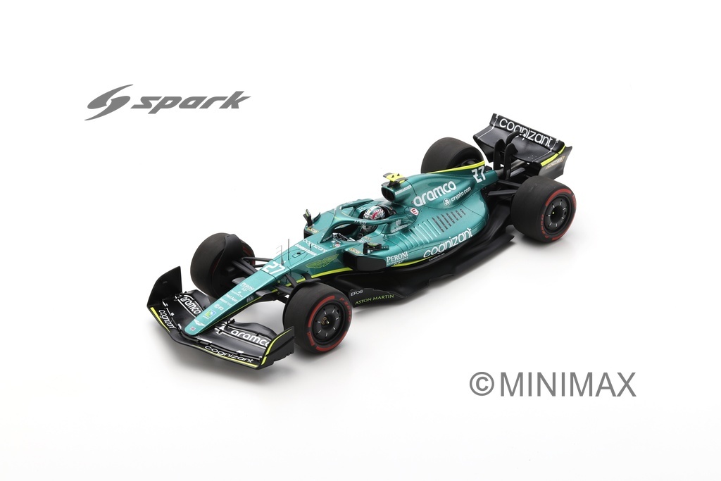 Scalemodel 1:18 Aston Martin AMR22 #27 Nico Hülkenberg Bahrain GP 2022 Spark