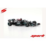 Scalemodel 1:43 Mercedes-AMG Petronas F1 Team W12, #44 Lewis Hamilton 'Winner Bahrain GP 2021' Spark