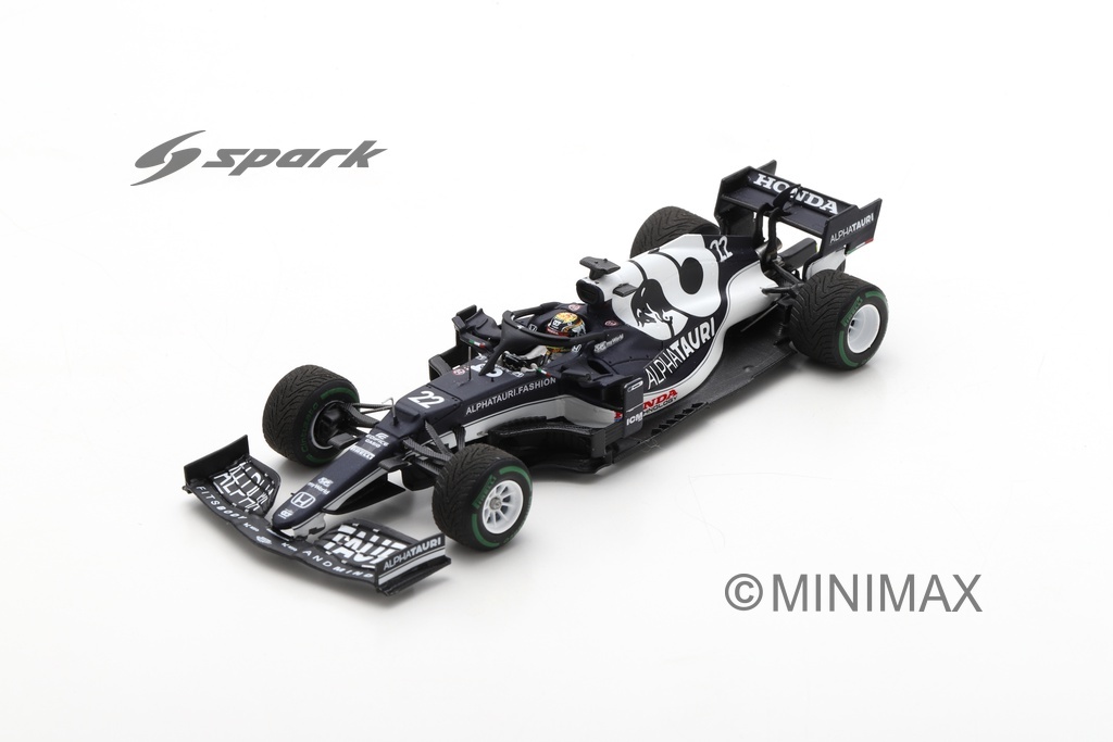 1:43 Scuderia Alpha Tauri AT02 #22 Yuki Tsunoda 'Turkish GP 2021' Spark