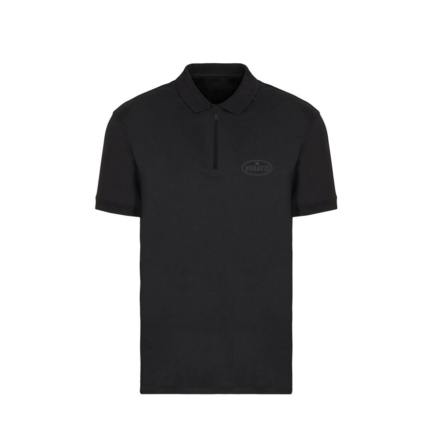 Bugatti Polo Zip Reflective Black