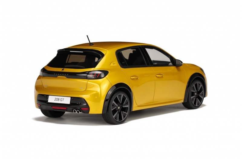 Scalemodel 1:18 Peugeot 208 GT Yellow - Ottomobile