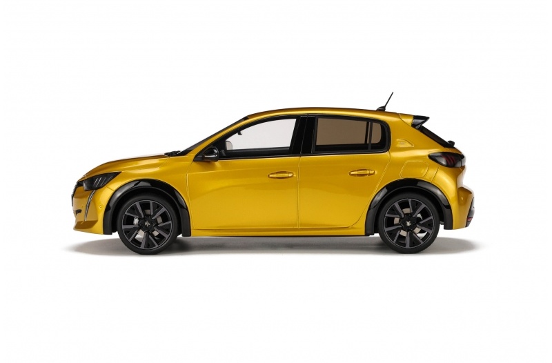 Scalemodel 1:18 Peugeot 208 GT Yellow - Ottomobile