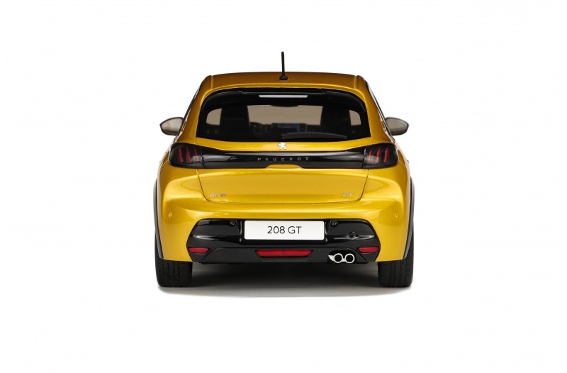Scalemodel 1:18 Peugeot 208 GT Yellow - Ottomobile
