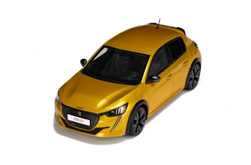 Scalemodel 1:18 Peugeot 208 GT Yellow - Ottomobile