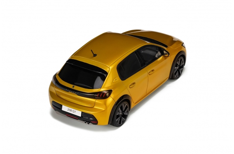Scalemodel 1:18 Peugeot 208 GT Yellow - Ottomobile