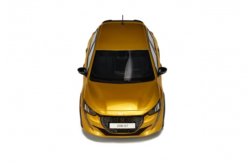 Scalemodel 1:18 Peugeot 208 GT Yellow - Ottomobile