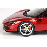 Scalemodel 1:18 Ferrari 296 GTB Rosso Imola & Silver Wheels BBR