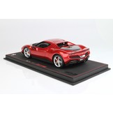Scalemodel 1:18 Ferrari 296 GTB Rosso Imola & Silver Wheels BBR