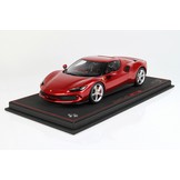 Scalemodel 1:18 Ferrari 296 GTB Rosso Imola & Silver Wheels BBR