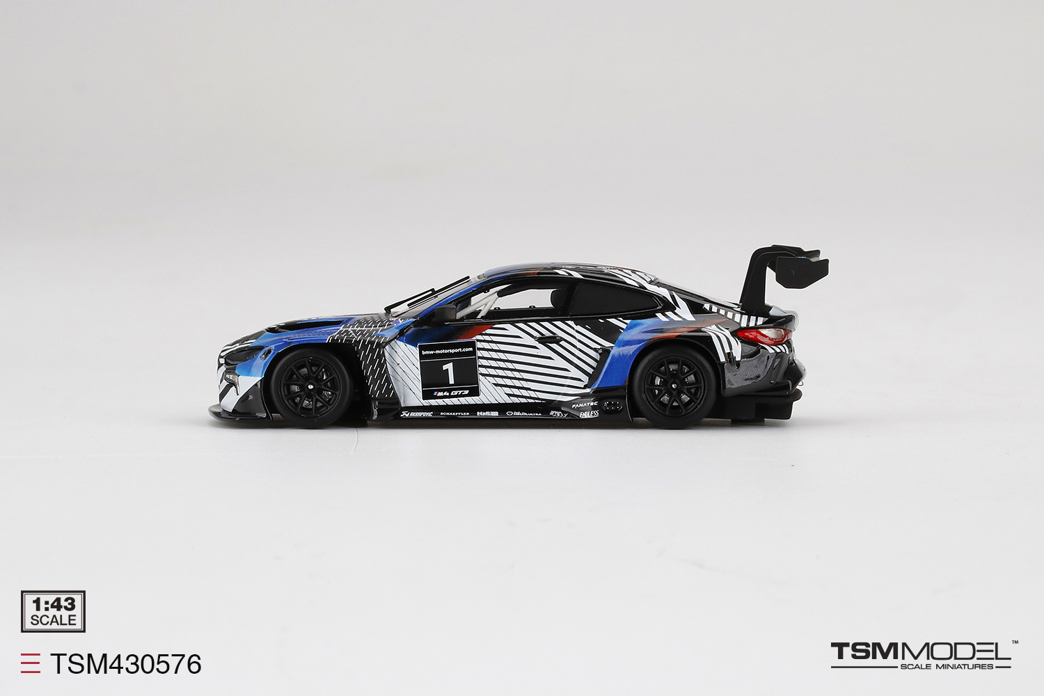 Modellauto 1:43 BMW M4 GT3 Test Car Camouflage Ver.1 TSM