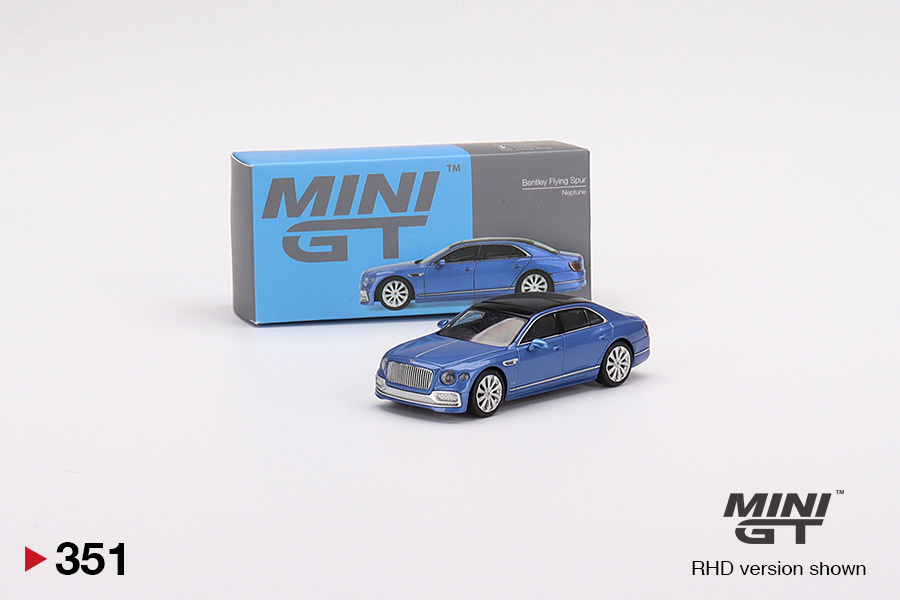 1:64 Bentley Flying Spur Neptune Blue MiniGT