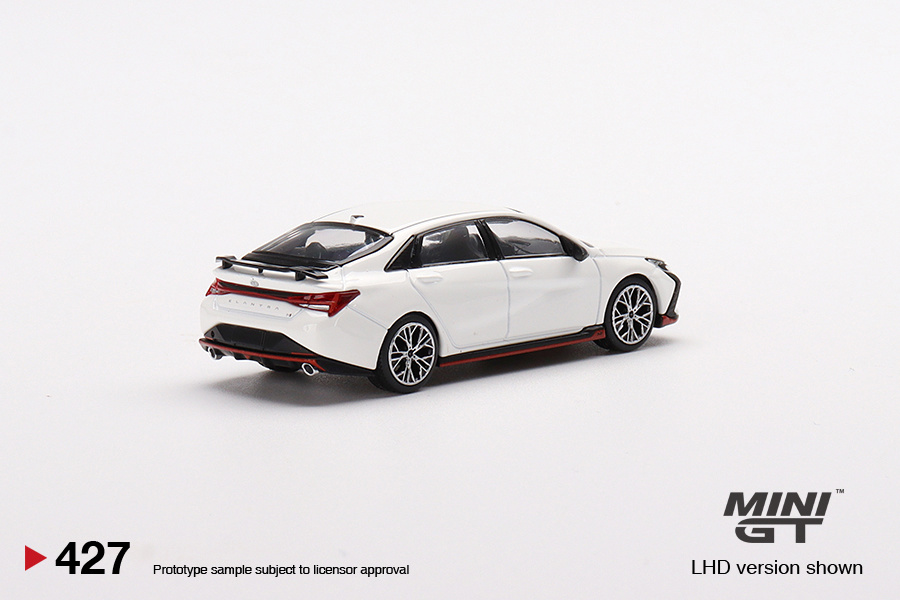 Schaalmodel 1:64 Hyndai Elantra N Ceramic White