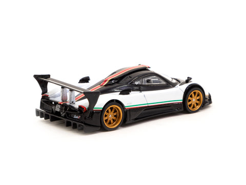Schaalmodel 1:64 Pagani Zonda R Bianco Benny / White Tarmac Works