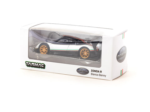 Schaalmodel 1:64 Pagani Zonda R Bianco Benny / White Tarmac Works