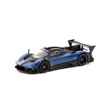 Modellauto 1:64 Pagani Zonda Revolucion Blue Metallic Tarmac Works