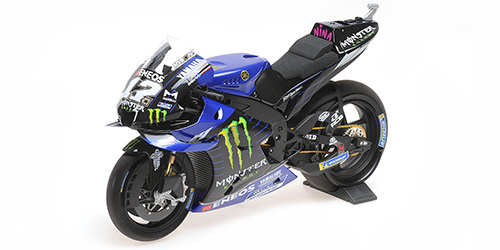 Scalemodel 1:12 Yamaha YZR-M1 #12 Maverick Vinales MotoGP 2021 Minichamps