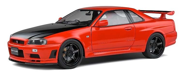 1:18 Nissan Skyline R34 GT-R  1999  Red