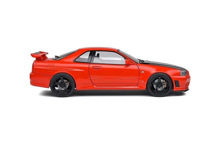 1:18 Nissan Skyline R34 GT-R  1999 Rood