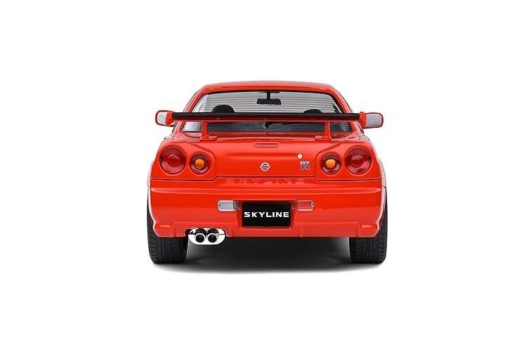 1:18 Nissan Skyline R34 GT-R  1999 Rood