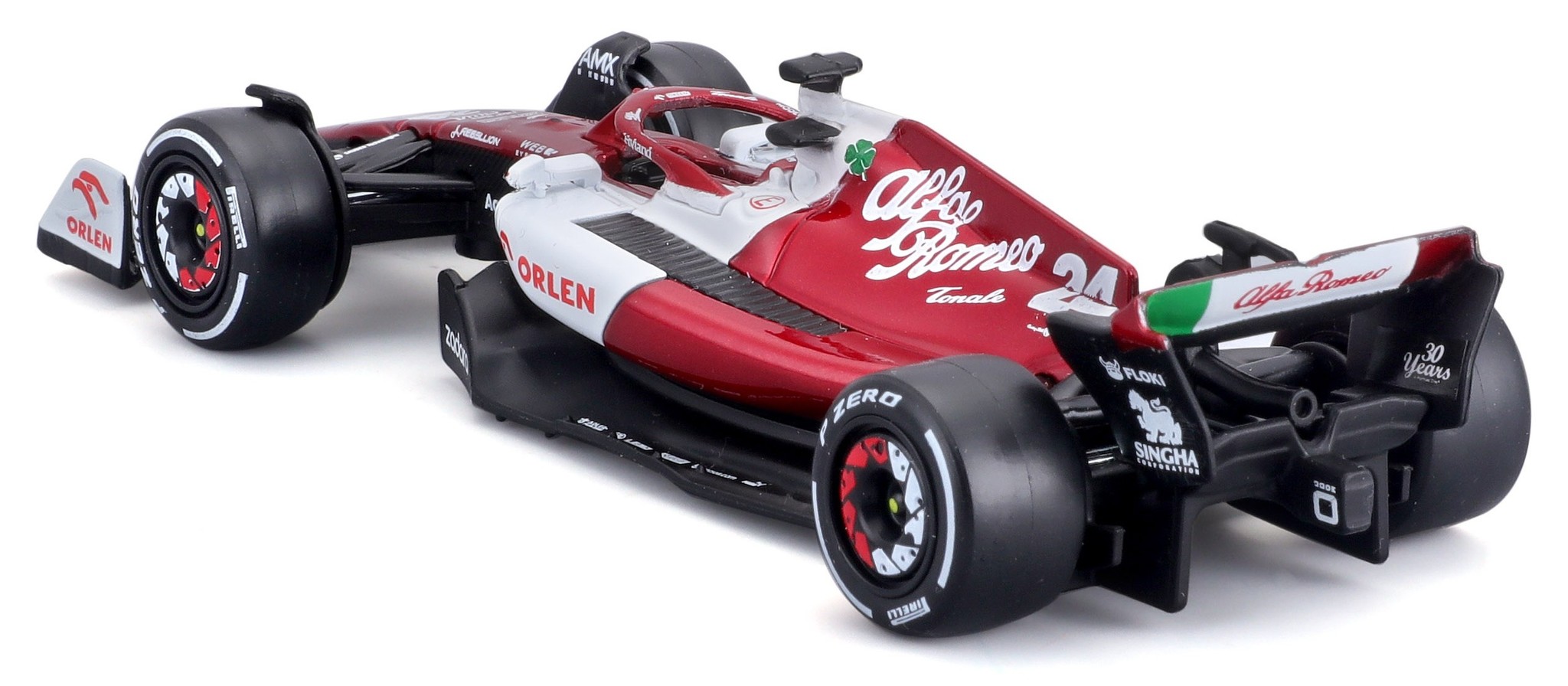 1:43 Alfa Romeo F1 Team Orlen C42 Guanyu Zhou 2022 *Ohne Fahrerfigur*