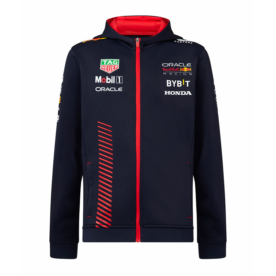 'Kids' 2023  Red Bull Teamline Full Zip Hooded Sweater