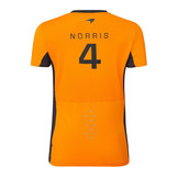 'Adult' 2023 McLaren F1 Team 'Lando Norris ladies Set Up Tee Orange Women