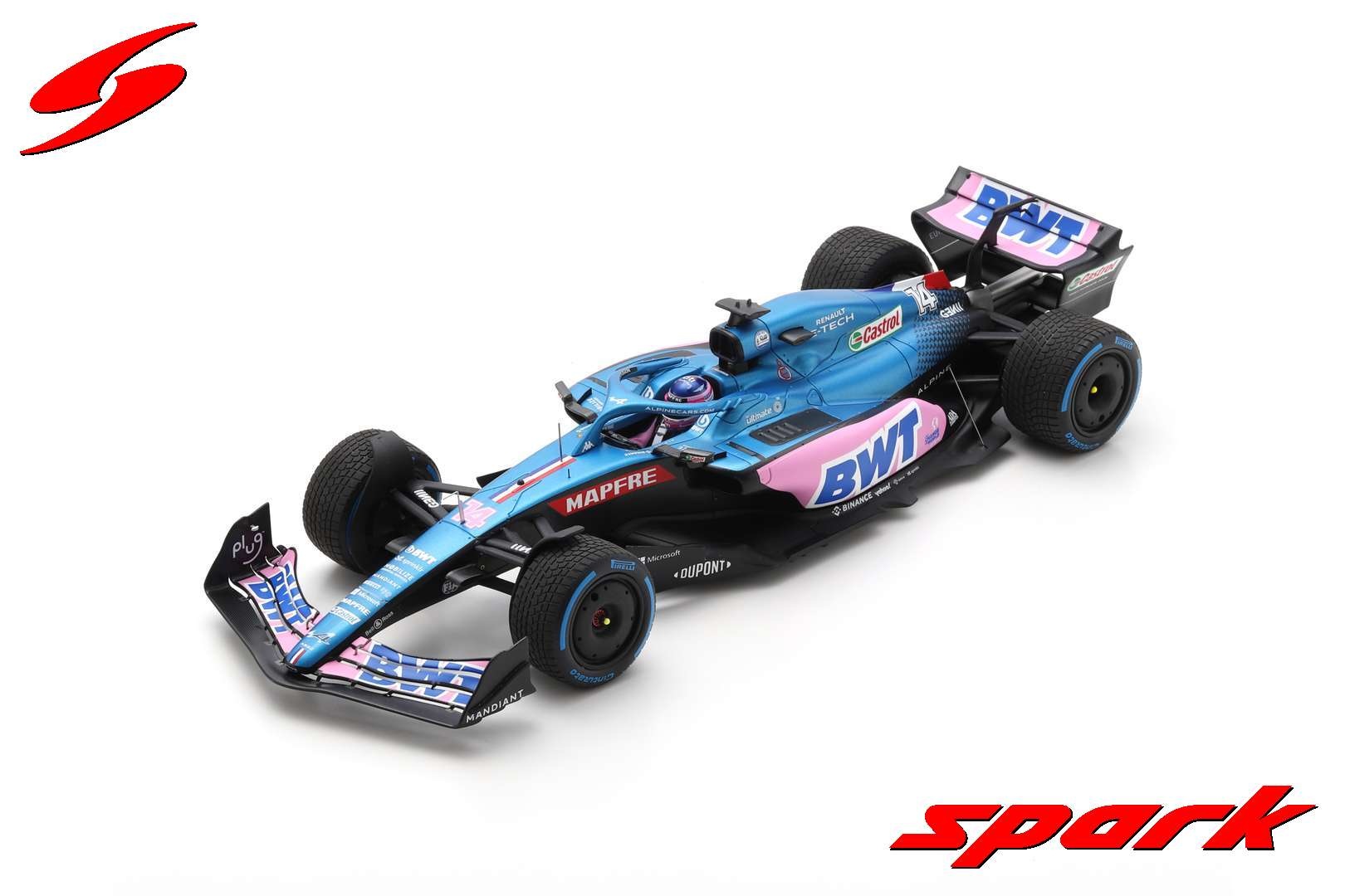 1:43 Alpine A522 BWT Alpine F1 Team F. Alonso, 7th Monaco GP 2022