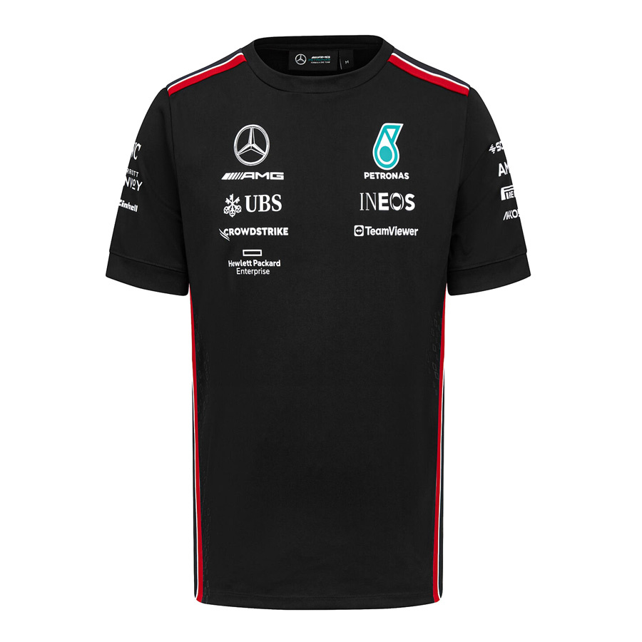 'Adult' Mercedes AMG Petronas Team 2023 T-Shirt Mens 'Black'