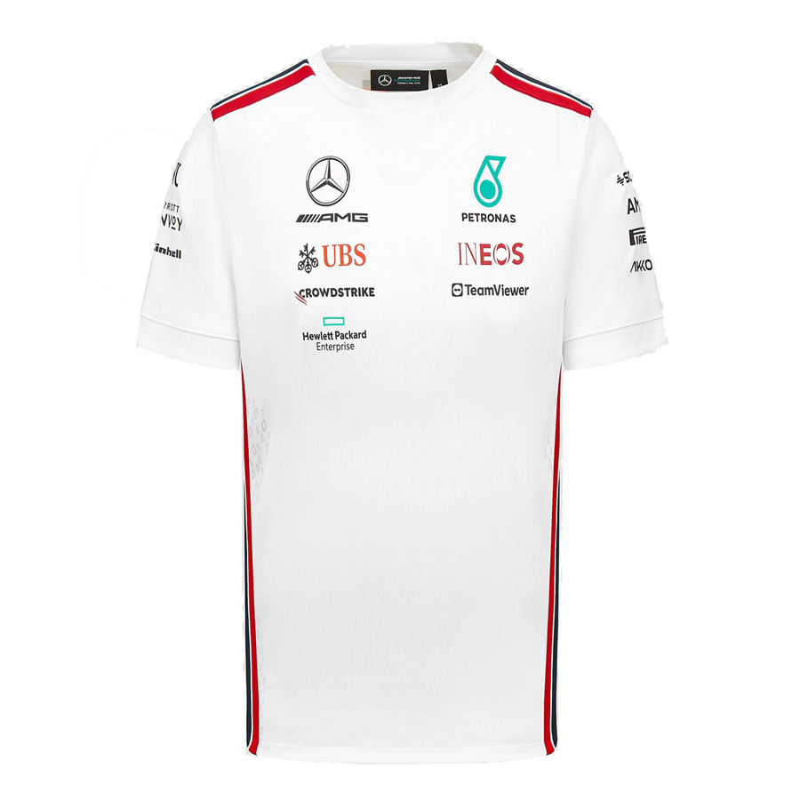 'Adult' Mercedes AMG Petronas Team 2023 T-Shirt Mens 'Wit'
