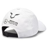 'Adult' 2023 Mercedes AMG Petronas Motorsport Lewis Hamilton Driver Baseball Cap Wit