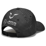'Adult' 2023 Mercedes AMG Petronas Motorsport Lewis Hamilton Driver Baseball Cap Zwart