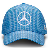 'Adult' 2023 Mercedes AMG Petronas Motorsport Lewis Hamilton Driver Baseball Cap Blau