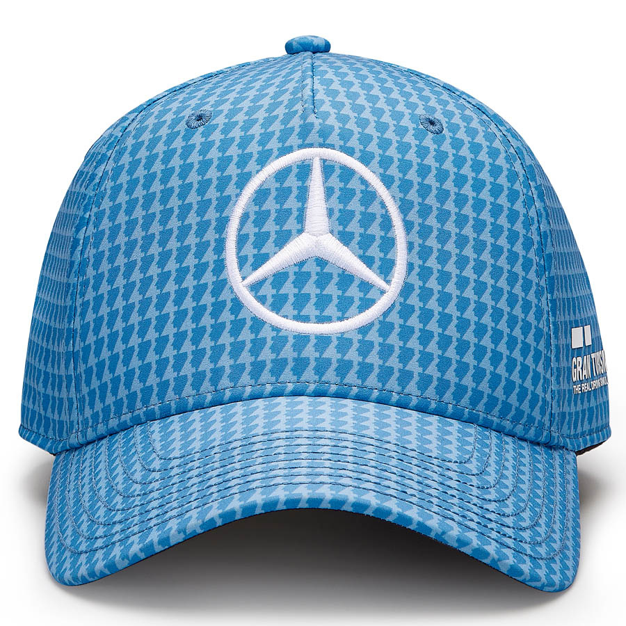'Adult' 2023 Mercedes AMG Petronas Motorsport Lewis Hamilton Driver Baseball Cap Blau