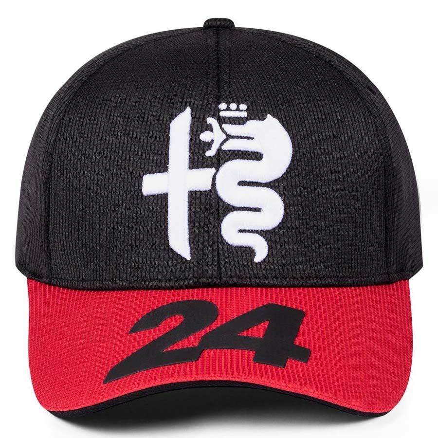 'Adult' 2023 Alfa Romeo F1 Stake Zhou Guanyu Driver Cap Curved Brim