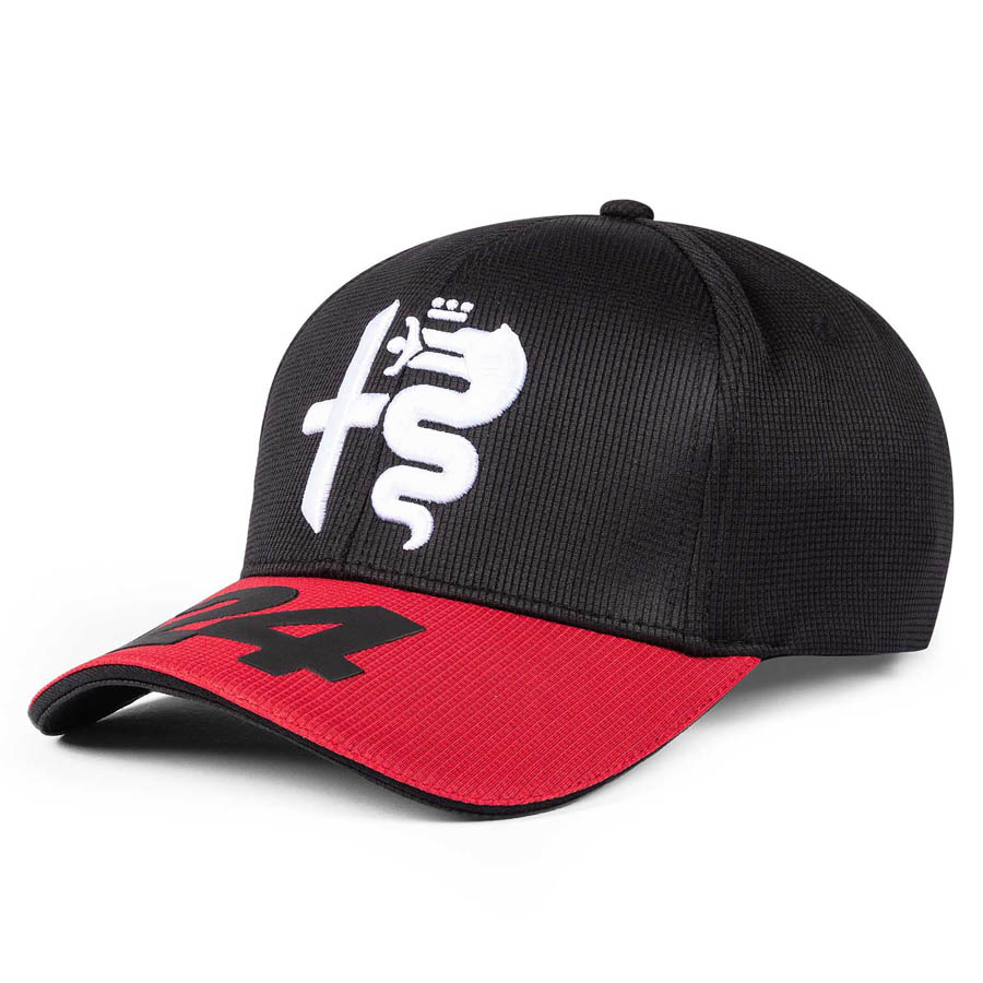 'Adult' 2023 Alfa Romeo F1 Strike Zhou Guanyu Driver Cap Curved Brim