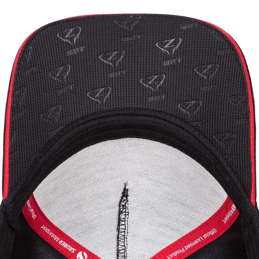 'Adult' 2023 Alfa Romeo F1 StrikeZhou Guanyu Driver Cap Curved Brim