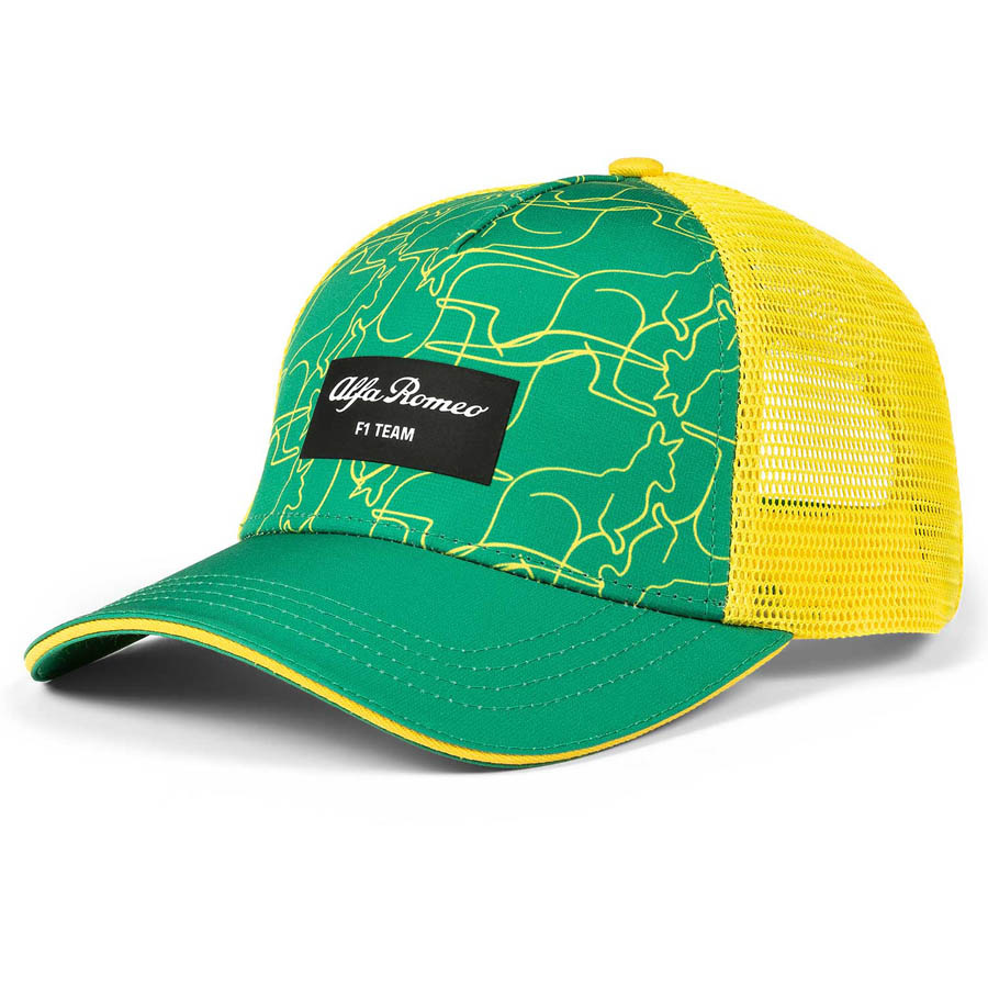 'Adult' 2023 Alfa Romeo F1 Team Stake Mach Track Cap Curved Brim